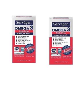 Sorvagen Omega 3 High Dha 50 Kapsül X 2 Adet