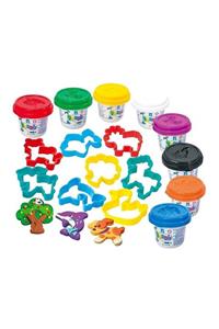 akids Sunman Playgo Oyun Hamuru Set Mini Silindir 8 Hamurlu