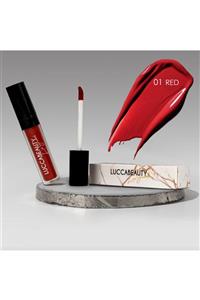 LUCCA BEAUTY Matte Lipstick 01 Red