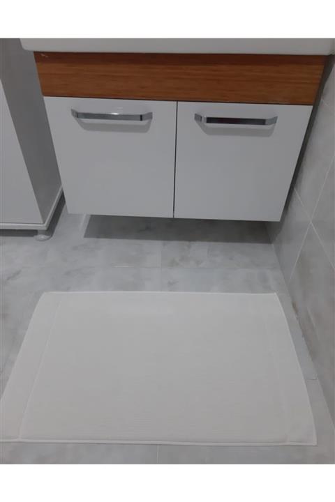 BANYODUNYAM Beyaz Banyo Paspası