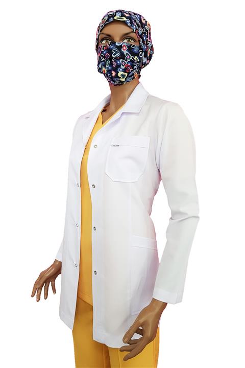 Ayas İş ve Tıbbi Giyim Kadın Beyaz Normal Yaka Normal Boy Doktor Hemşire Öğretmen Önlüğü