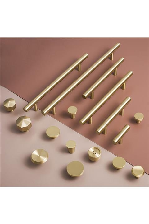 Sor Kimya Rosa Mat Gold - Altın - Sarı Kulp 224 Mm