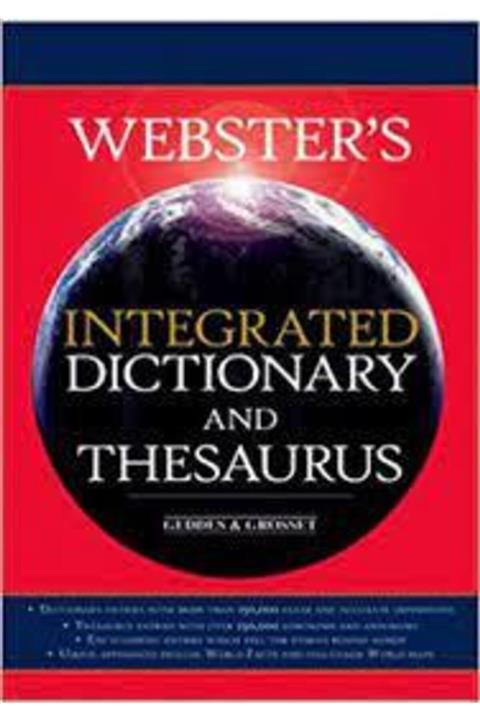 Geddes & Grosset Webster's Integrated Dictionary And Thesaurus (ingilizce)