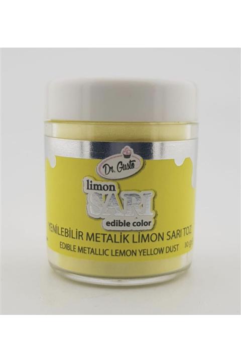 PASTRY PLANET Dr Gusto Yenilebilir Toz Yaldız Limon Sarı 10 gr