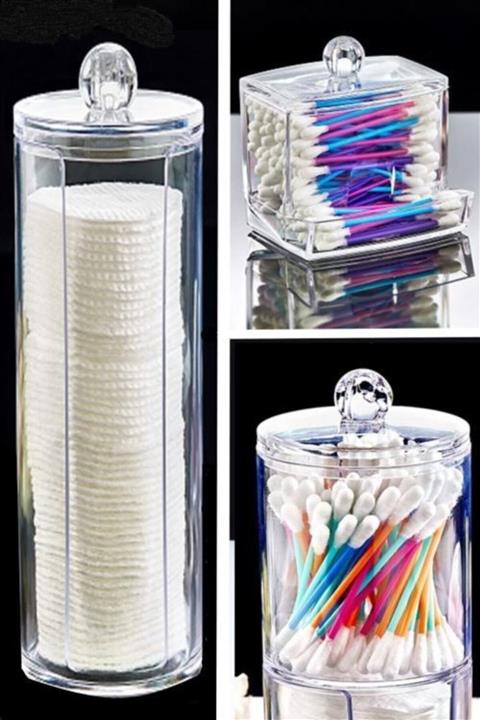 Bamovi Akrilik Lüx 3'lü Makyaj Organizer Set