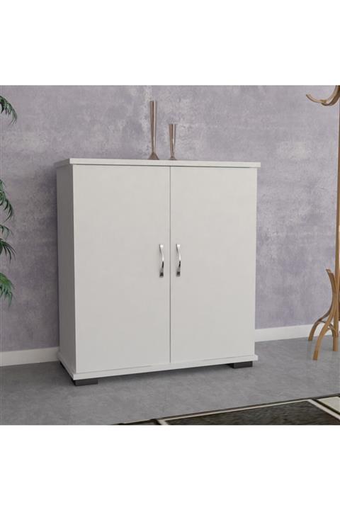 EraHome Bölmeli 4 Raflı Ayakkabı Dolabı