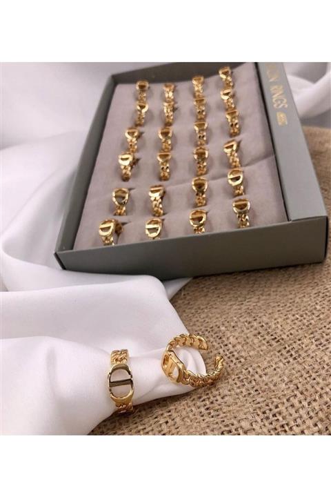 SHR ACCESSORIES & COLLECTIONS Cd Harfli Yüzük