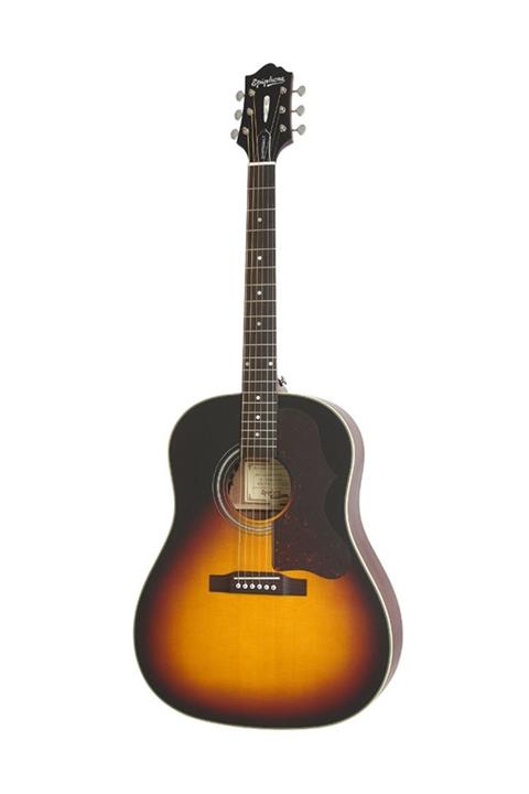 Epiphone Masterbilt Aj-45me Elektro Akustik Gitar (vintage Sunburst)