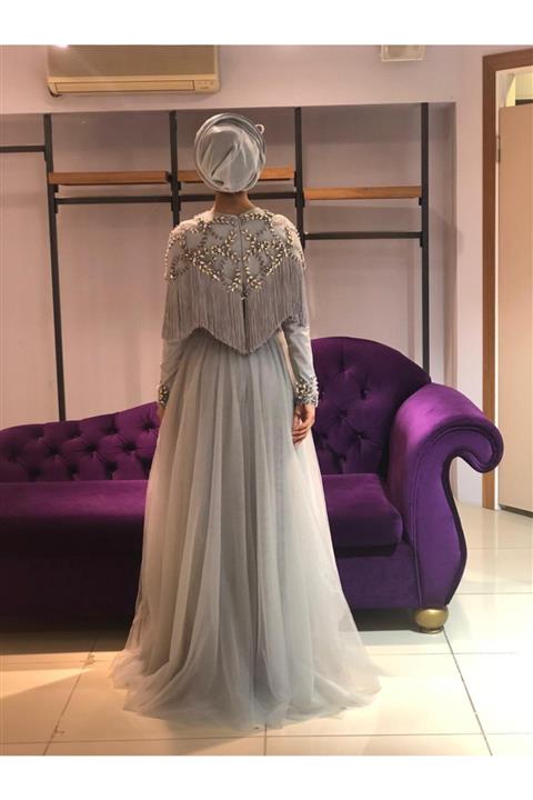Katre Tiara Haute Couture Püsküllü Özel Tasarım Abiye