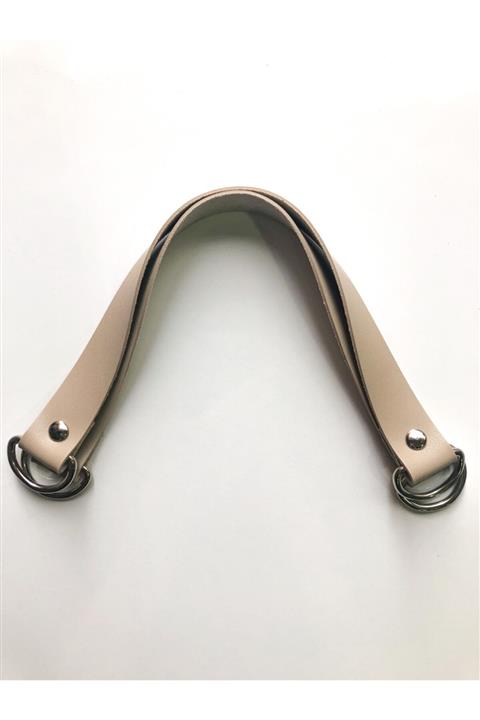 İğne İplik Hobi Kısa Çanta Sapı Suni Deri Vizon