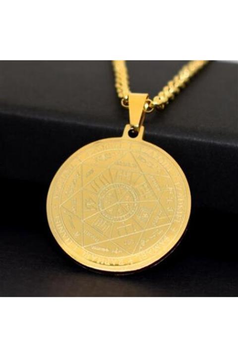 Alsade 7 Başmelek Mühür Çelik Kolye