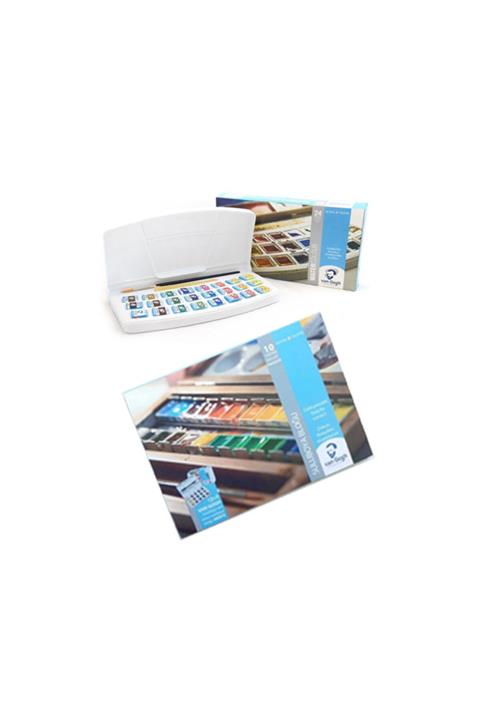 BAL SANAT Van Gogh Tablet Sulu Boya 24 Renk - Defter Hediyeli