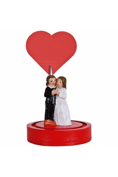 HediyeKanalı Gelin Ve Damat Seninle Bir Ömür Biblo Notluk Sevgiliye Hediye