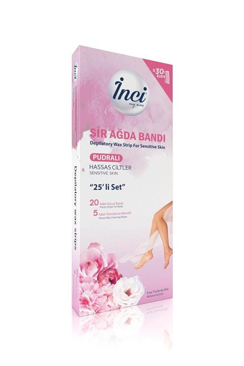 İnci Ağda Inci 25'li Pudralı Sir Ağda Bandı