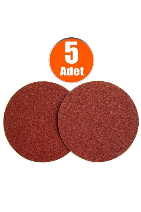 Badem10 5 Adet Cırt Zımpara Spiral Avuç Taşlama 115 Mm (80 Kum)