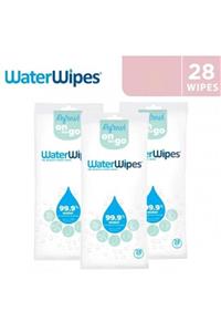 WaterWipes Doğal Islak Mendil 28 X 3 Adet Wipes Baby Çanta Boy