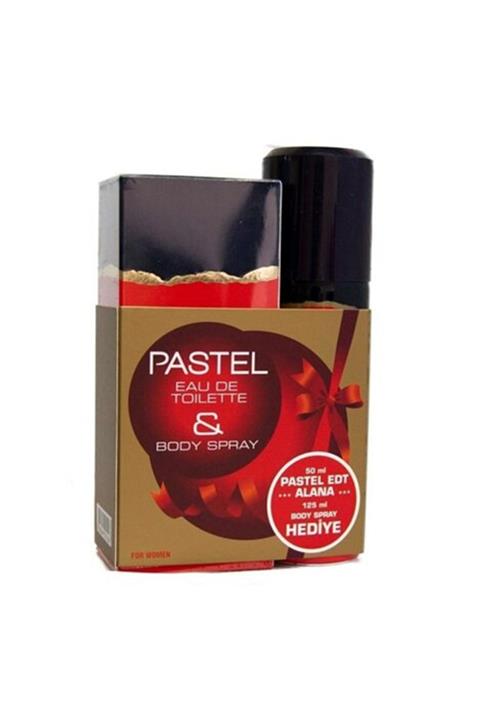 Pastel For Women Edt 50 ml  Kadın Parfüm  + 125 ml Deodorant Seti P18690644005206