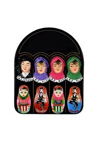 Erol Magnet Set Karadeniz Yöresi Matruşka Magnet Serisi 8 Adet