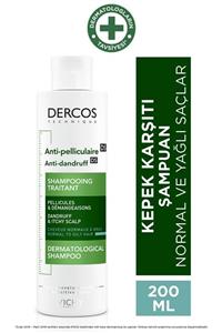 Vichy Dercos Anti-Dandruff Kepek Karşıtı Şampuan Normal & Yağlı Saçlar 200 ml 3337871330286