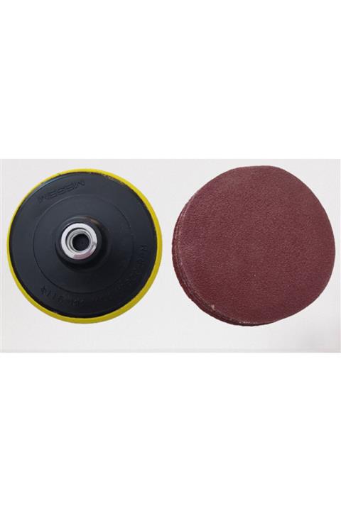 Meşem 115mm Cırtlı Zımpara - 6 Yedekli