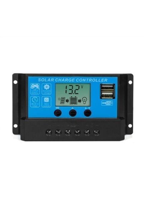 N&D Lighting Lexron 10 Amper (12/24V) Pwm Solar Güneş Akü Şarj Kontrol Cihazı