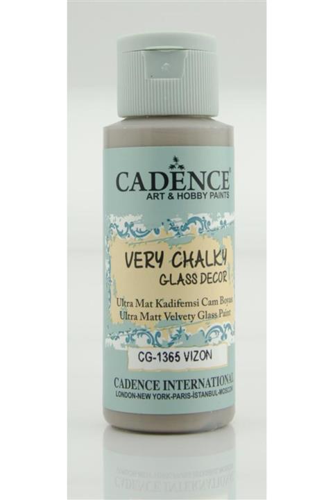 Cadence Very Chalky Glass Decor Cam Boyası - CG 1365 Vizon