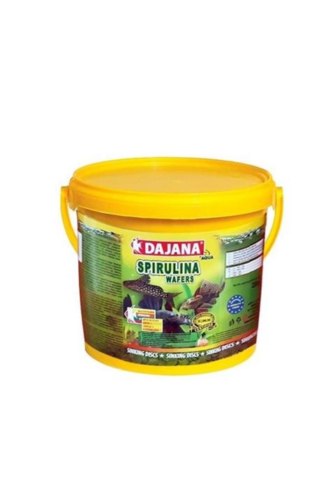 HN TEKSTİL Dajana Spirulina Wafers Yem Kova 5000 Ml 2200 Gr
