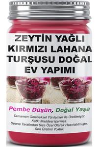 SPANA Doğal Ev Yapımı Katkısız Zeytin Yağlı Kırmızı Lahana Turşusu 330gr