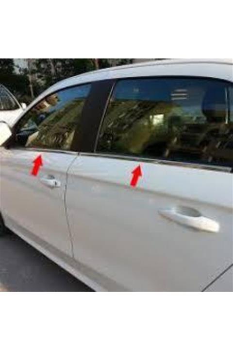 MaviTuning Citroen C-elysee Krom Cam Çıtası 4 Parça