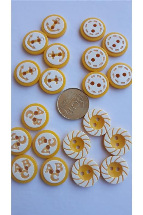 devhome Bebek Yelek Düğmesi 4 Model 20 Adet