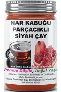 SPANA Nar Kabuğu Parçacıklı Siyah Çay Ev Yapımı Katkısız 500ml