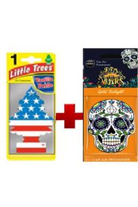 Little Trees Car Freshner Vanilya Pride ( Amerikan ) Ve Aroma Air Freshner Kurukafa Gold