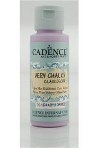 Cadence Very Chalky Glass Decor Cam Boyası - CG 1374 Koyu Orkide