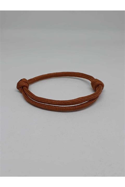 Asperas Grup Unisex Kahverengi Kabala Paracord Bileklik