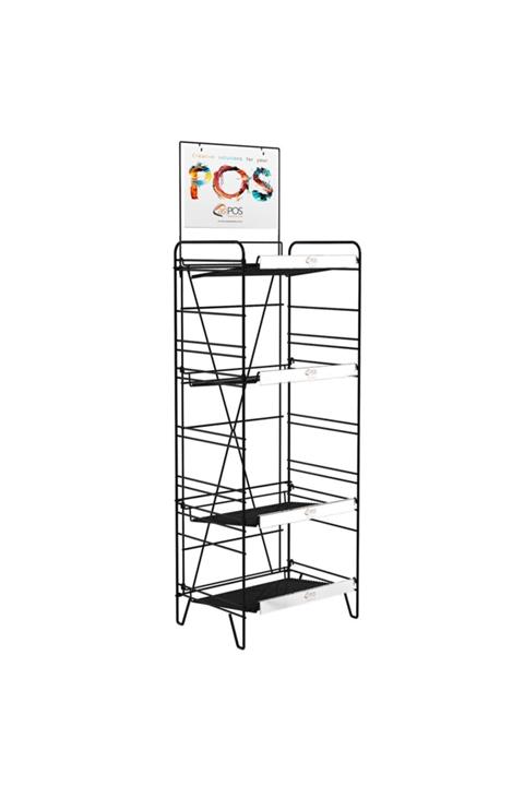 asPOS Display Metal Ayaklı Demonte Stand