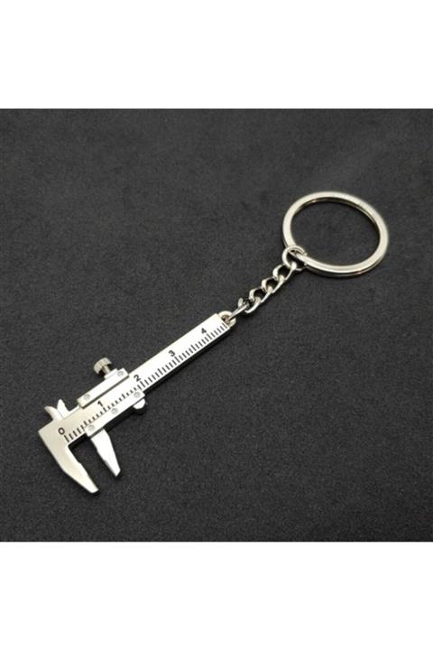 Selderesi Mini Metal Kumpas Anahtarlık Kayar Sürgülü Ve Sabitleyici Vidalı