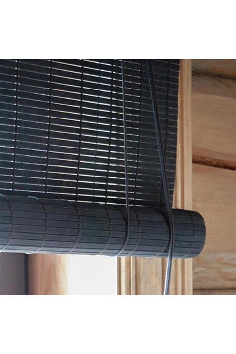 Bahçem Bambu Stor Perde Antrasit/gri 120x180 Cm