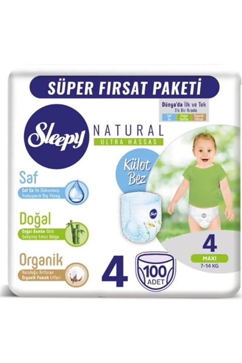 Sleepy Külot Bez 4 Beden 7-14 kg 100 Adet