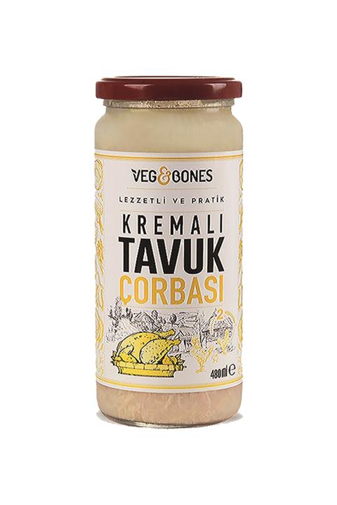 Veg&Bones Kremalı Tavuk Çorbası 480ml