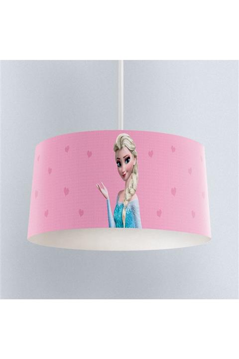 MEKTA HOME Elsa Pembe Desenli Avize