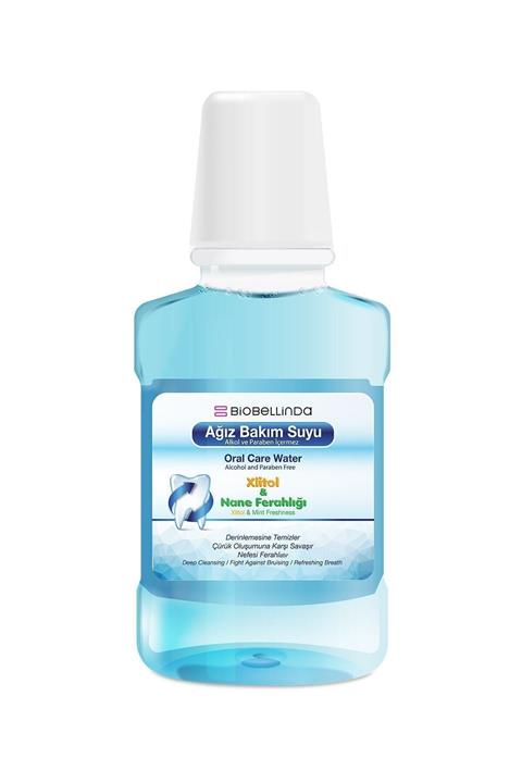 BioBellinda Alkolsüz Ağız Bakım Suyu 225 ml - Doğal Hammaddeler Içeren Formül