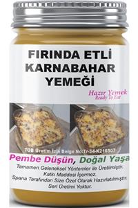 SPANA Ev Yapımı Katkısız Fırında Etli Karnabahar Yemeği 330gr