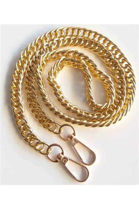 Aklar Çanta Çift Halkalı Light Gold Zincir Kancalı