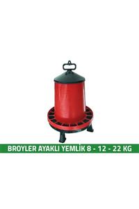 TEKPLAST Ayaklı 12 Kg Tavuk Civciv Hindi Yemliği