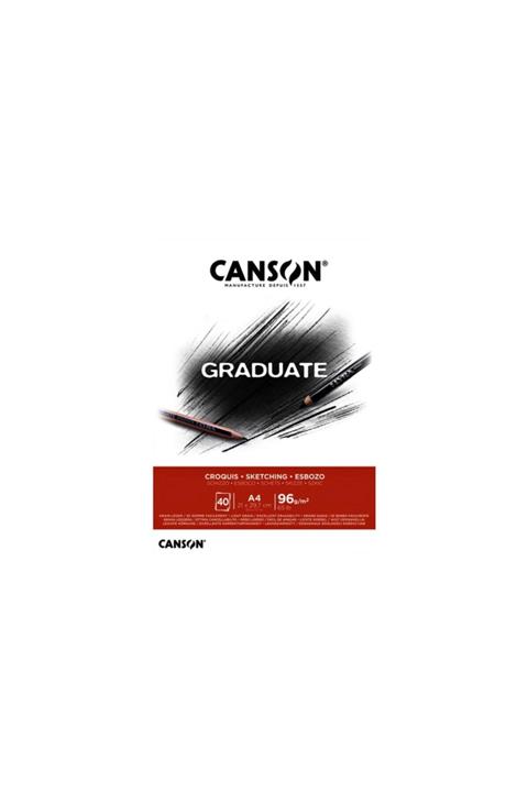 Canson Graduate A4 Sketching Blok 96gr 40yp