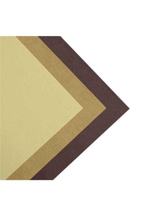 toptankece Kalın Keçe 50x50 Cm Kahverengi Tonlar 3 Renk