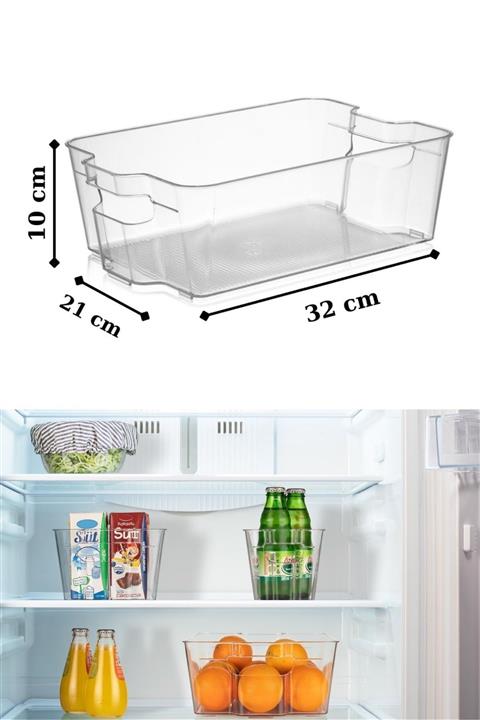 Bi' Home Clear Buzdolabı & Dolap Içi Düzenleyici Organizer Büyük