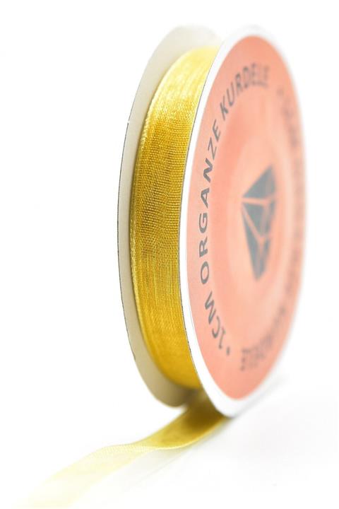 E Elmas Gold Organze Kurdele (1cm-20m)