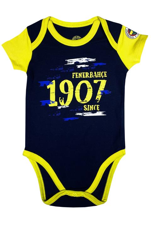 Fenerbahçe Bebek Lacivert Fenerbahçe  Kısakol Body %100 Orijinal - Fb1313