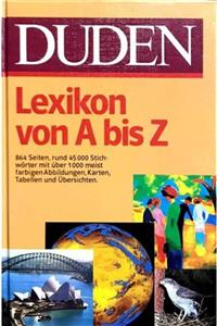 KitapSever Duden Lexikon Von A Bis Z